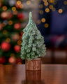 Frosty Spruce Christmas Decoration Green