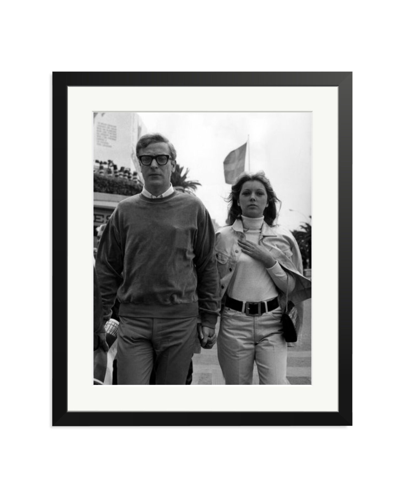 Michael Caine and Betsy Motte Black / Large