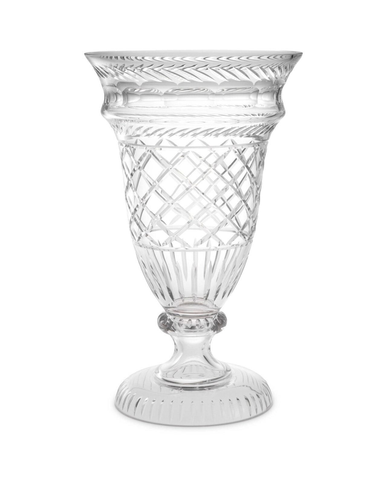 Gravon vase i klart glas