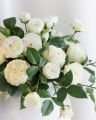 Ruusuleikkokukka valkoinen