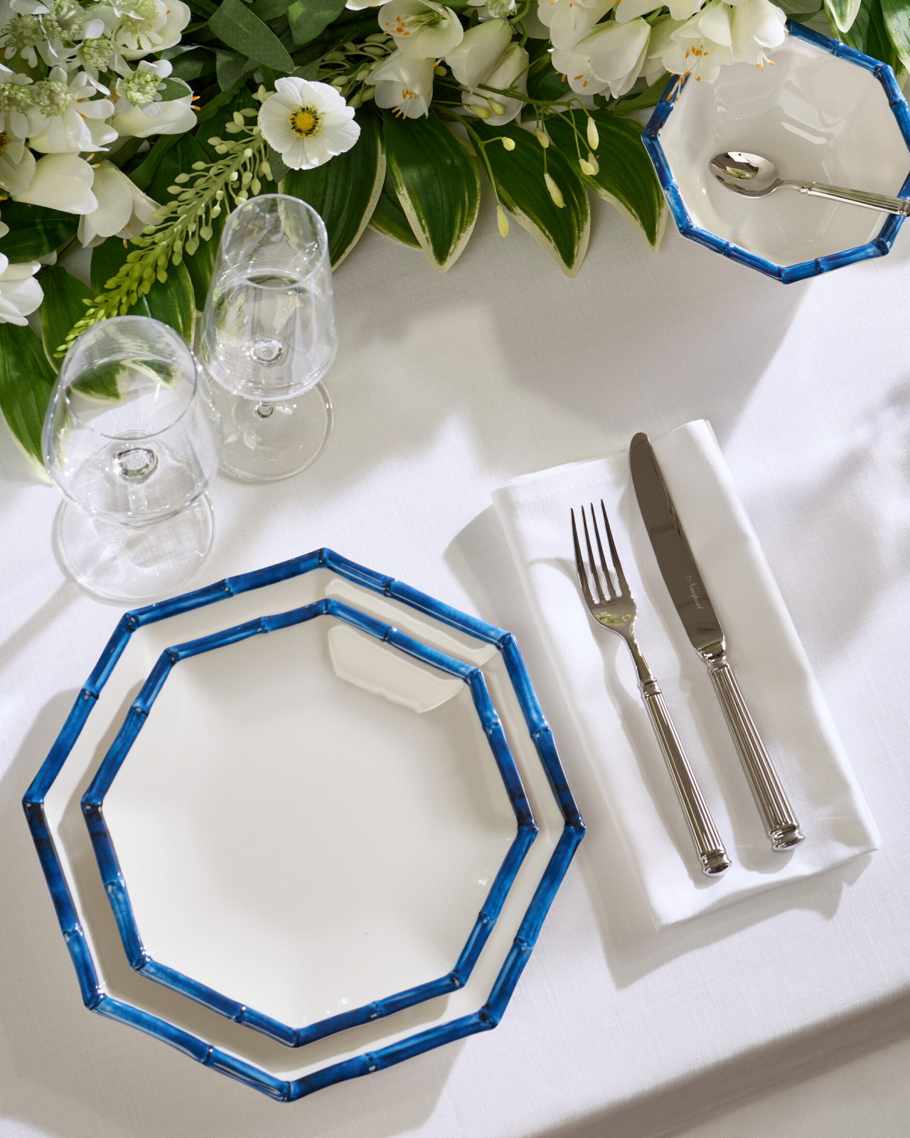 Bleu Jardin side plate