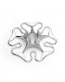 Rose Candlestick Silver