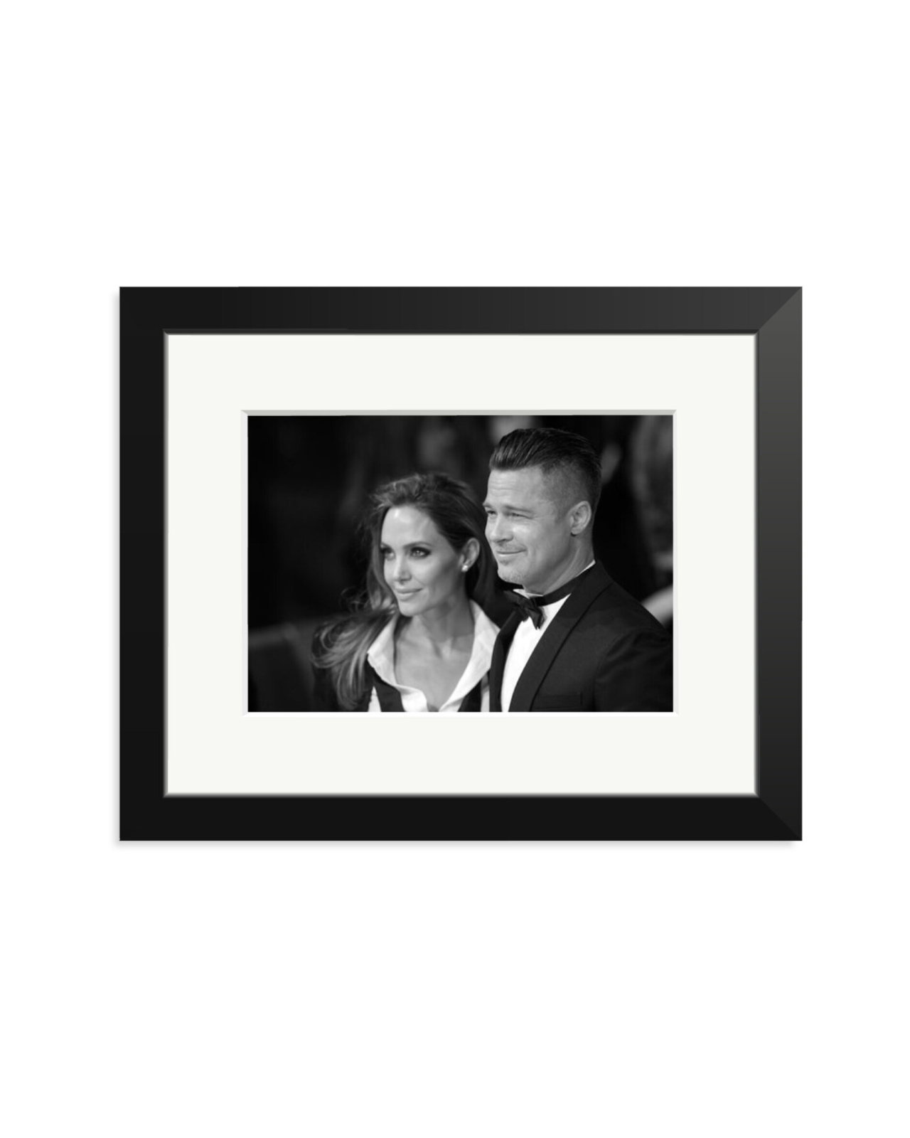 Brad Pitt and Angelina Jolie Black / Small