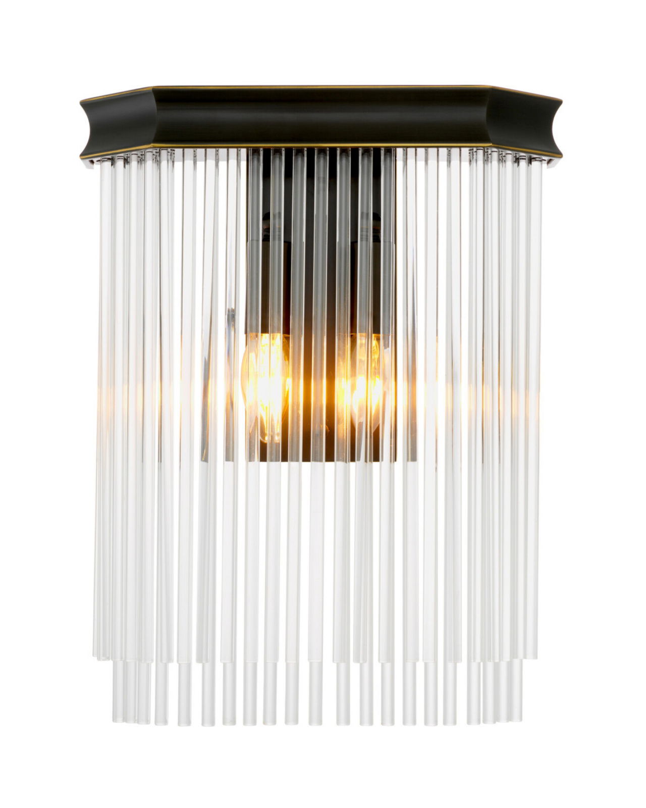 Estela wandlamp brons