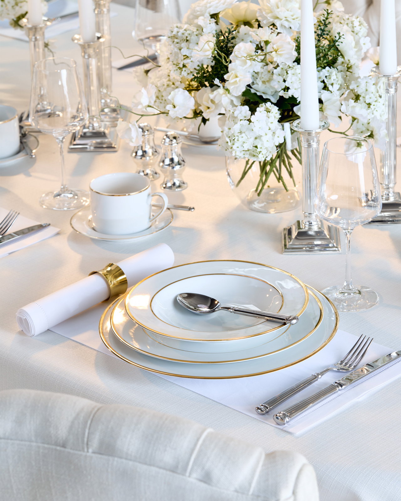 Fairmont undertallrik vit