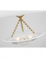 Mollino Tiered Chandelier Antique Brass M