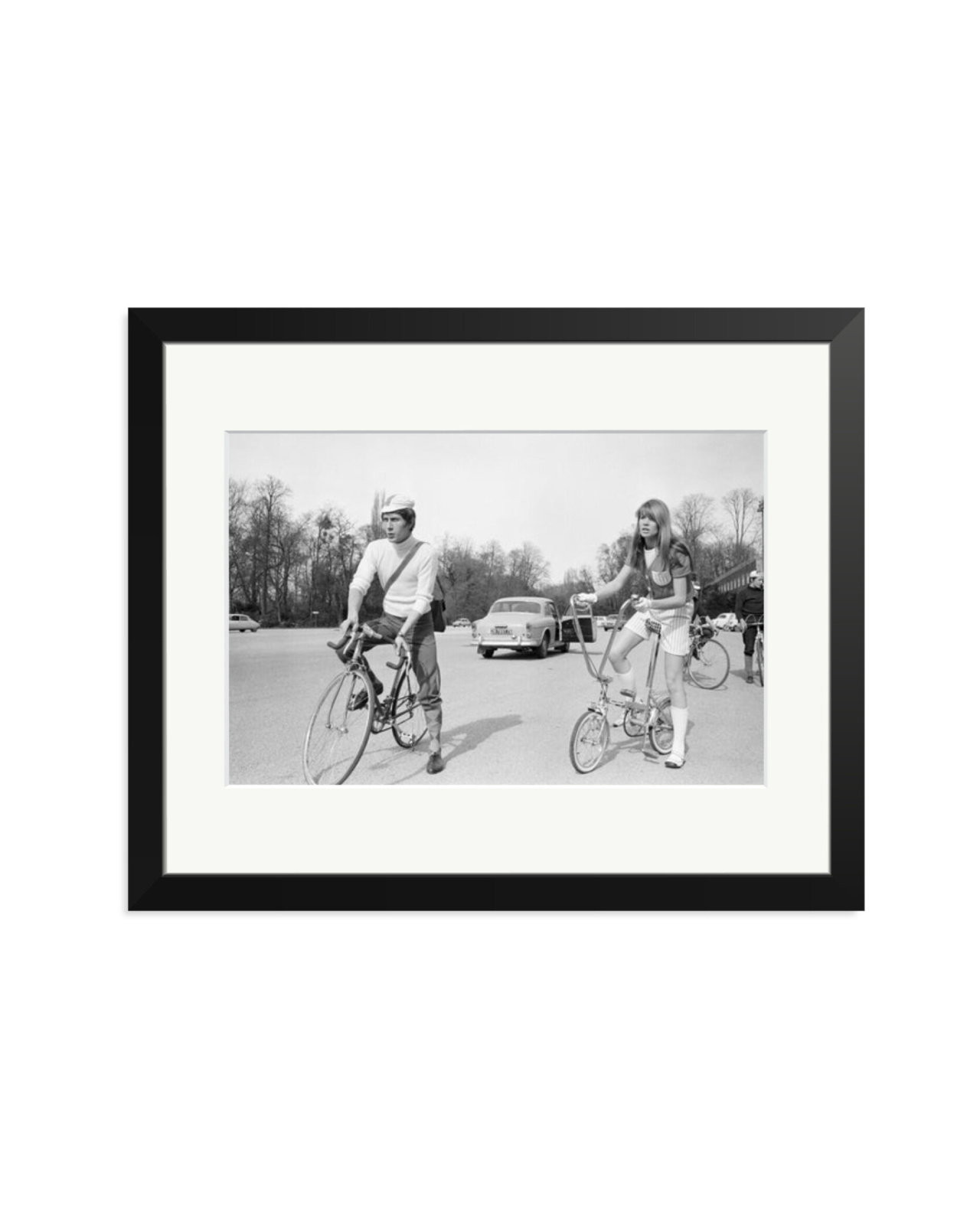 Jacques Dutronc and Françoise Hardy Black / Medium