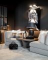 Florence lamp foot black OUTLET
