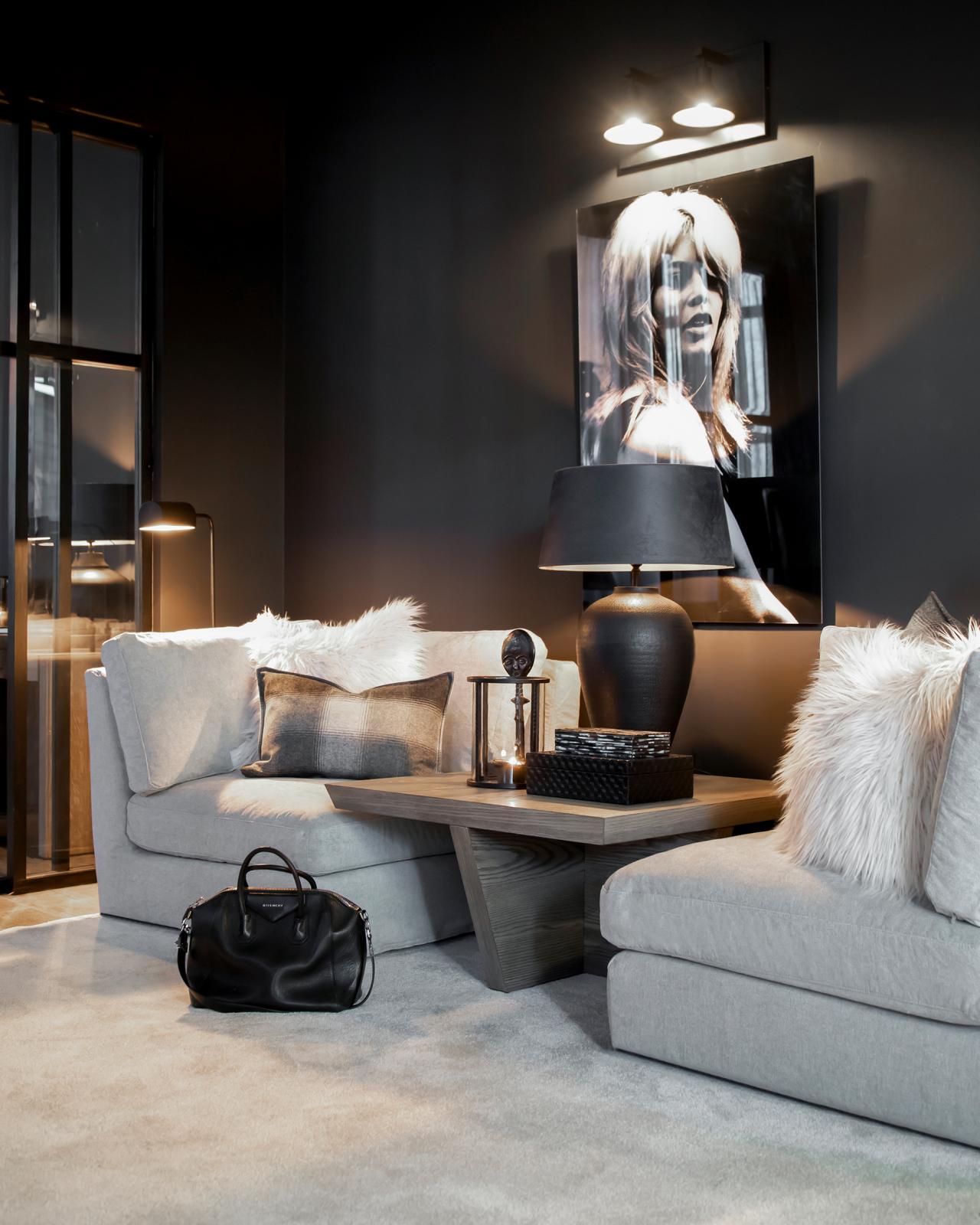 Mendoza-kynttilälyhty, musta L OUTLET