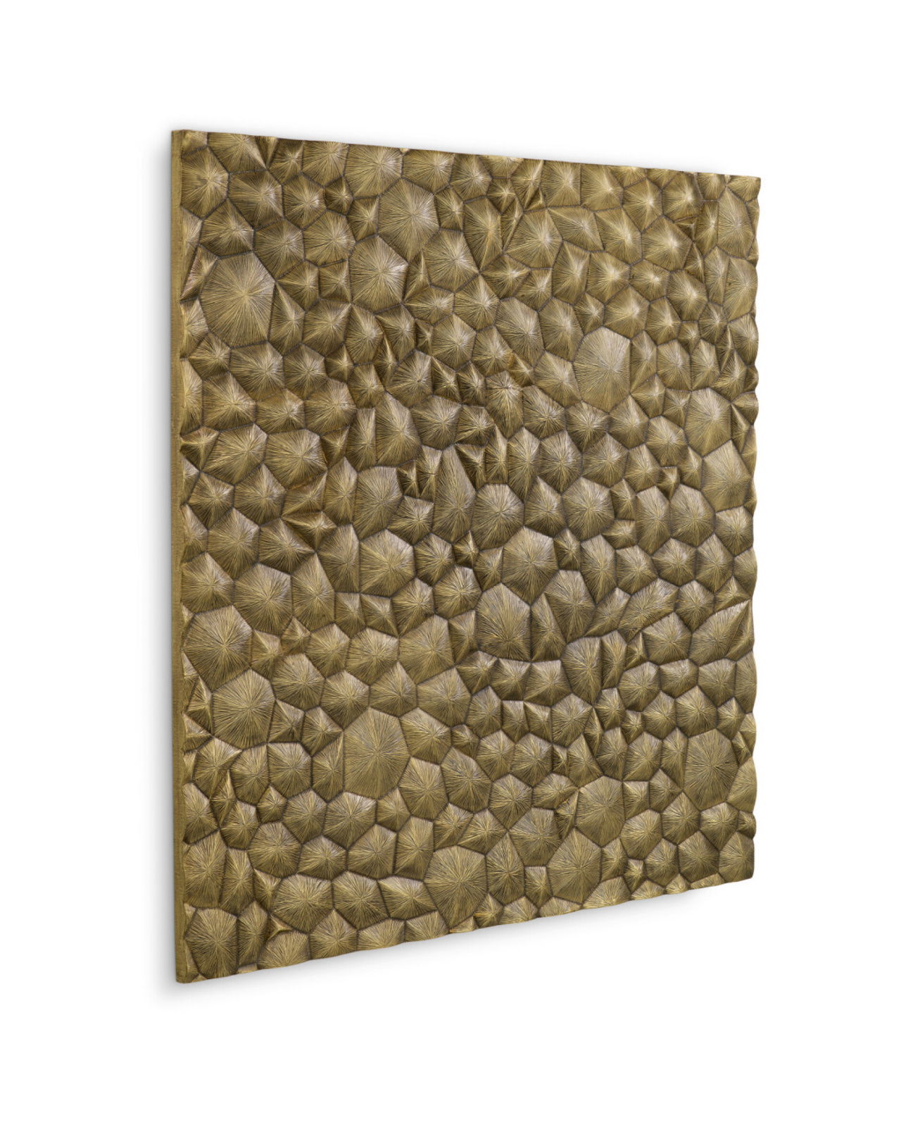 Ultimo Wall Decoration in Antique Brass