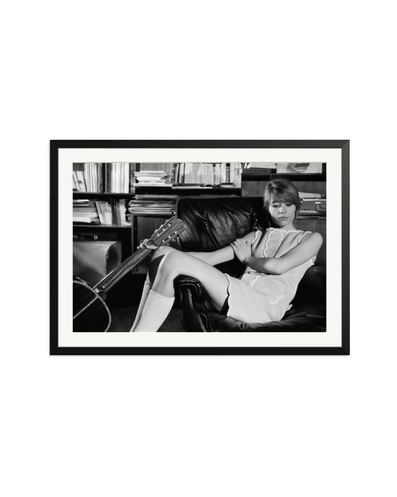Francoise Hardy at Home Black / XXL