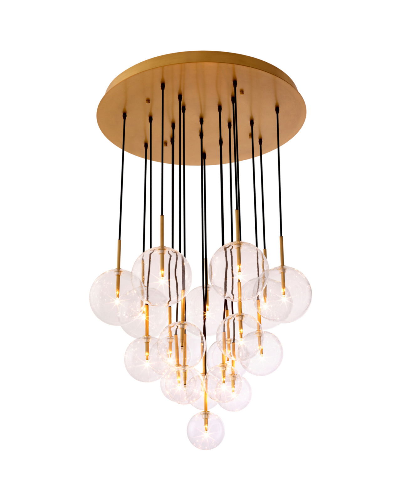 Aulani takkrona antik mässing