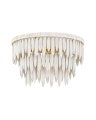 Tiffany taklampe antikk messing