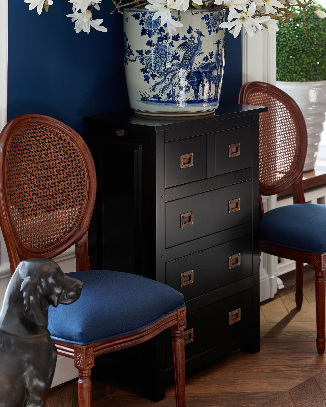 Backbay Chest of Drawers Modern Black