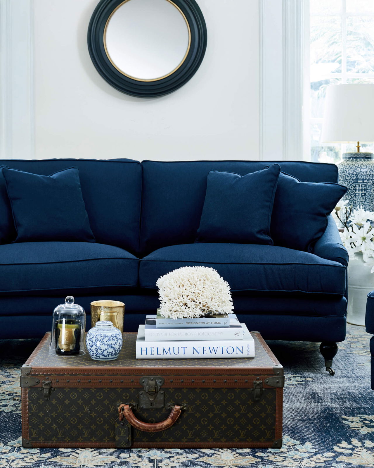 Howard Classic Sofa 3-seater Indigo