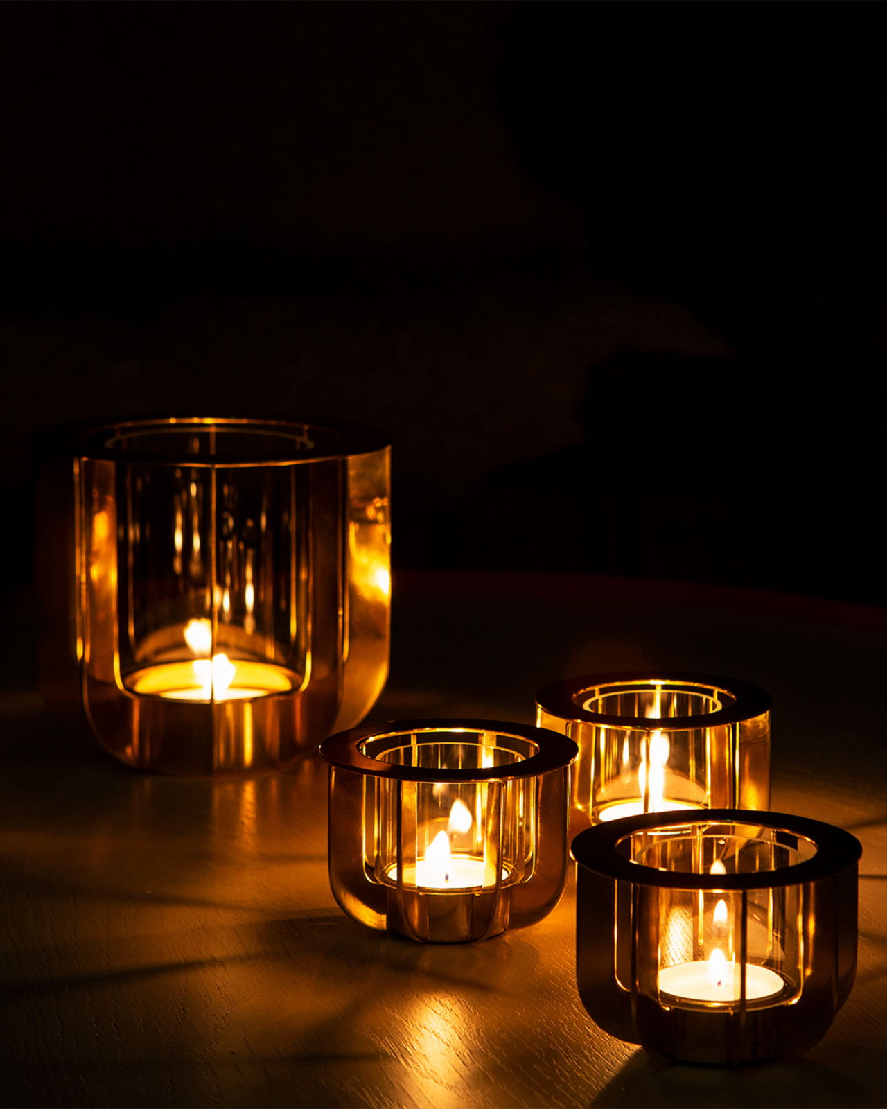 Jazz ljuslykta mässing