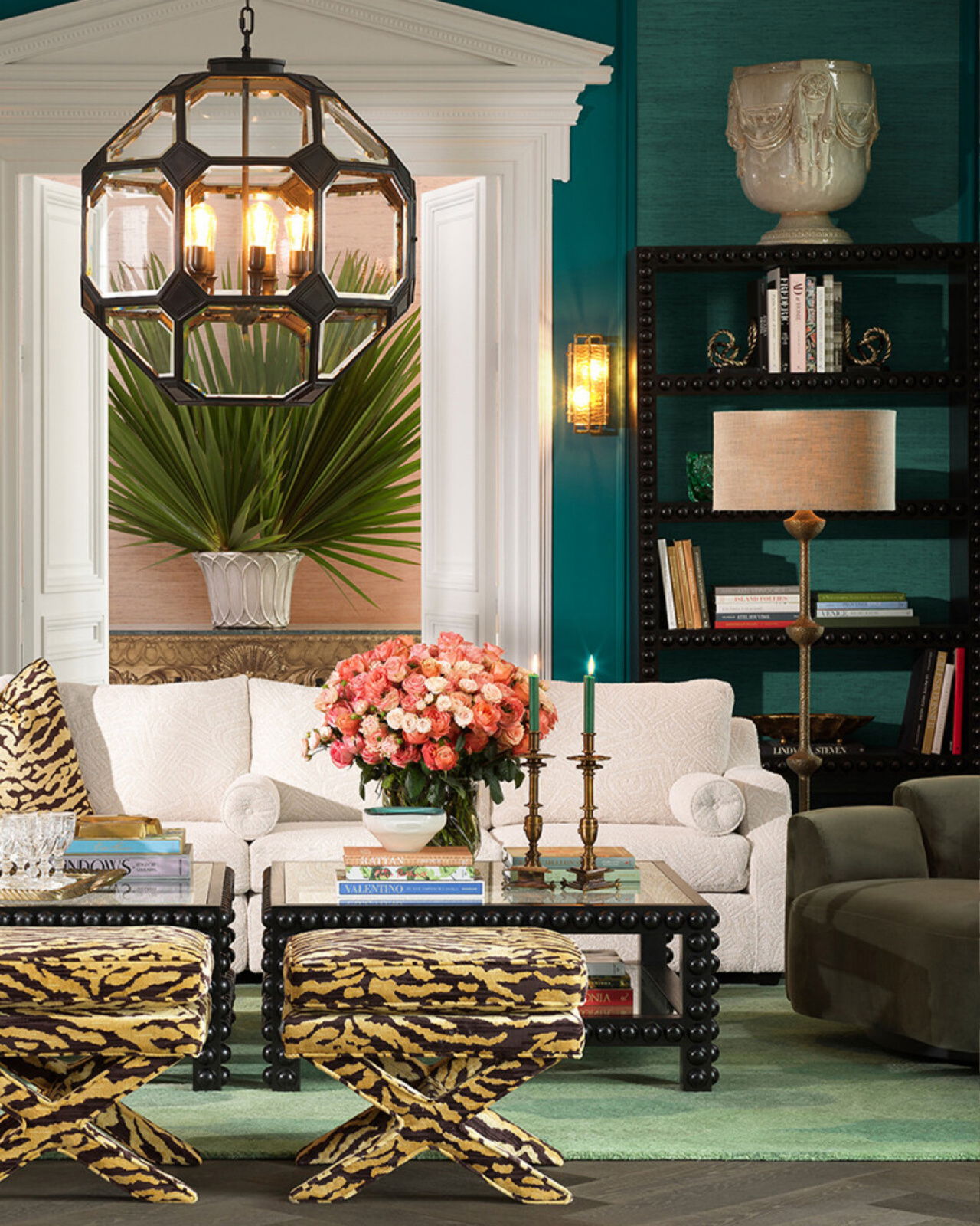 Kenton vitrinekast zwart