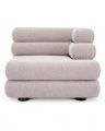 Malaga sofa Mauritius Light Grey right