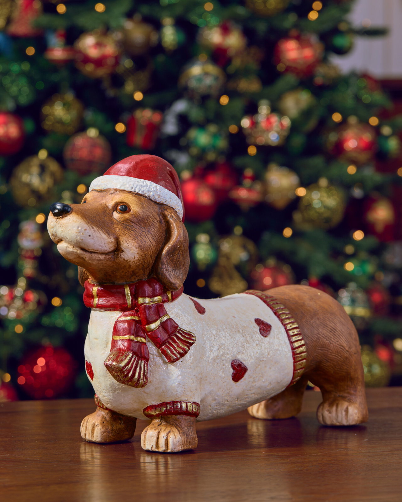 Lucky hund juledekoration