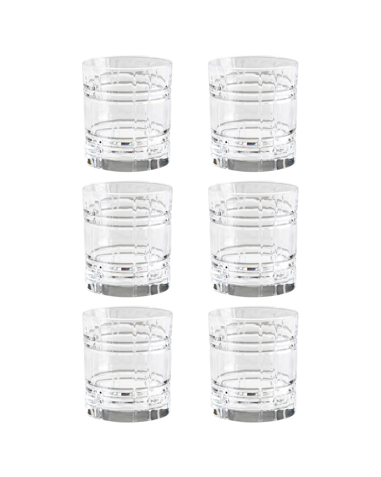 Upper East Tumbler Glass Crystal 6-pack
