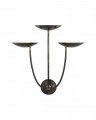 Keira Triple Sconce Bronze and Antique Brass Large