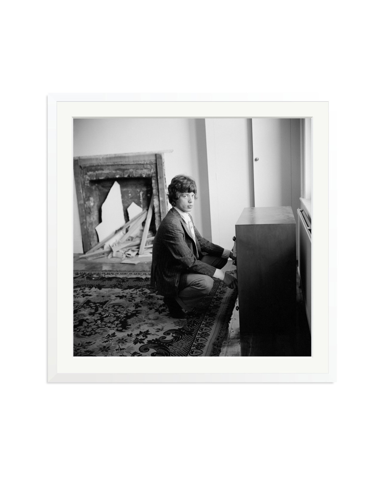 Mick Jagger at Home, 1966 White / XXL
