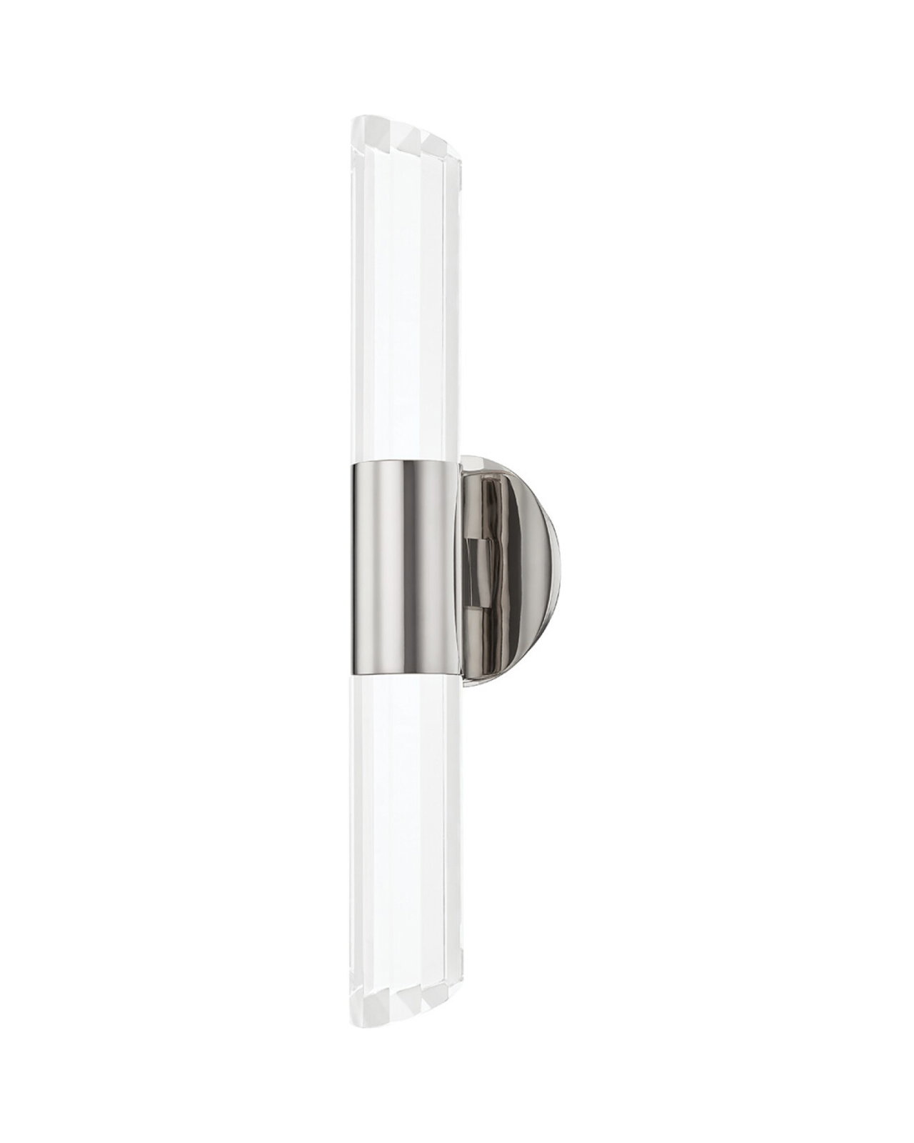 Rowe vägglampa nickel