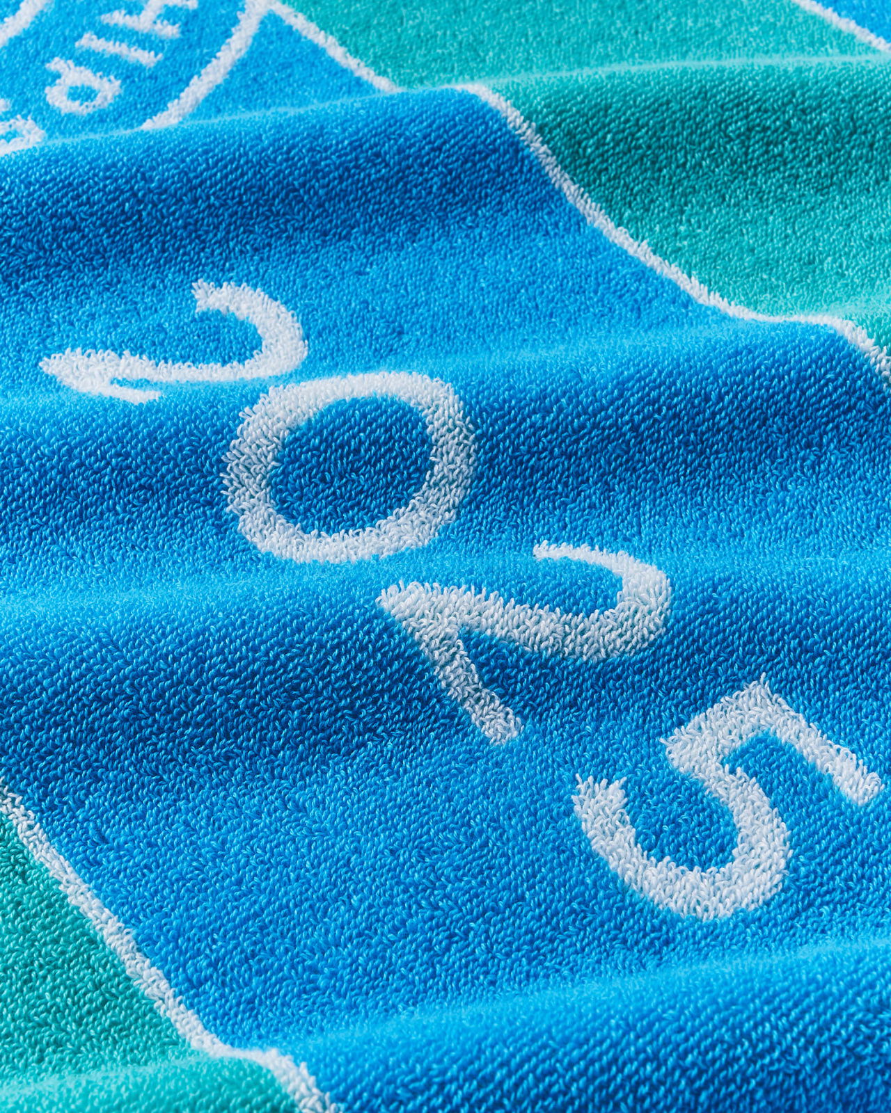 Wimbledon 2025 Championship handduk blå/grön