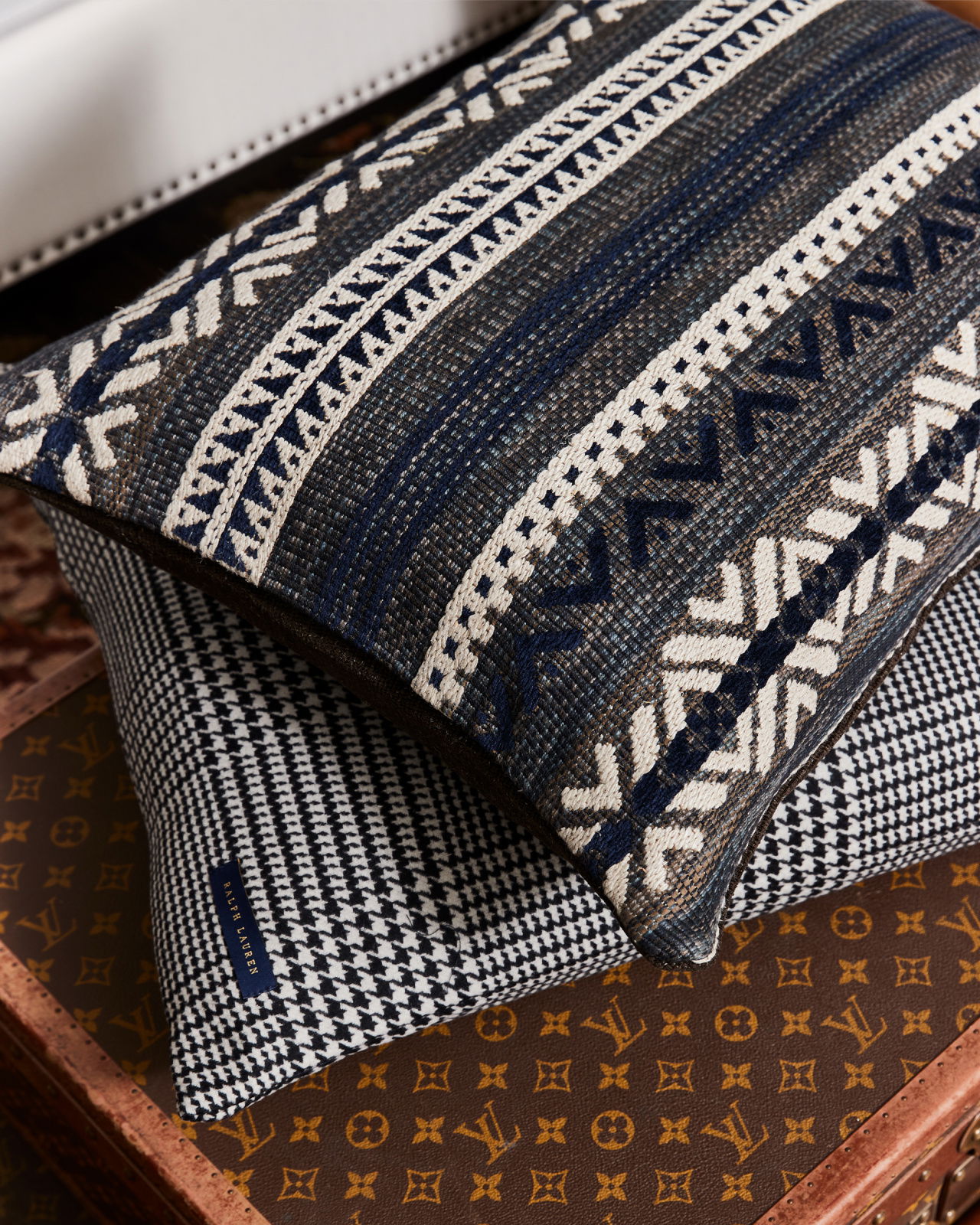 Ralph Lauren Mountain Pass Stripe cushion