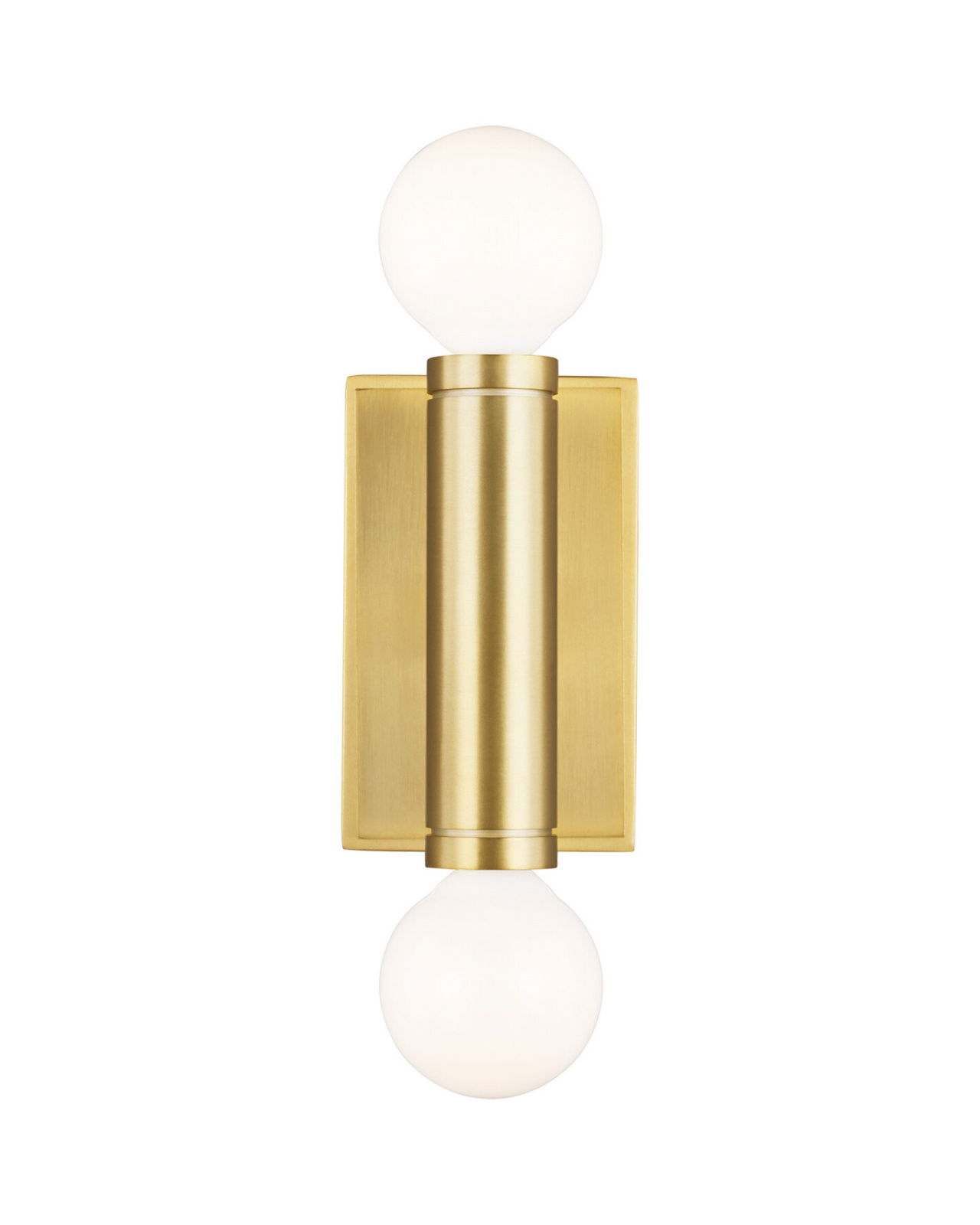 Beckham Modern Double Sconce Brass