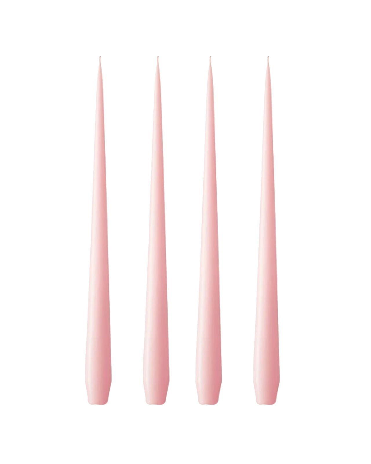 Kroonkaarsen Roze Kwarts set van 4