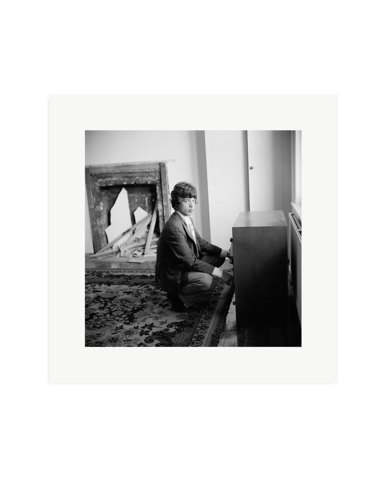 Mick Jagger at Home, 1966 Print Only / Medium