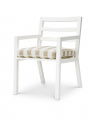 Delta Dining Chair White/Florent Beige