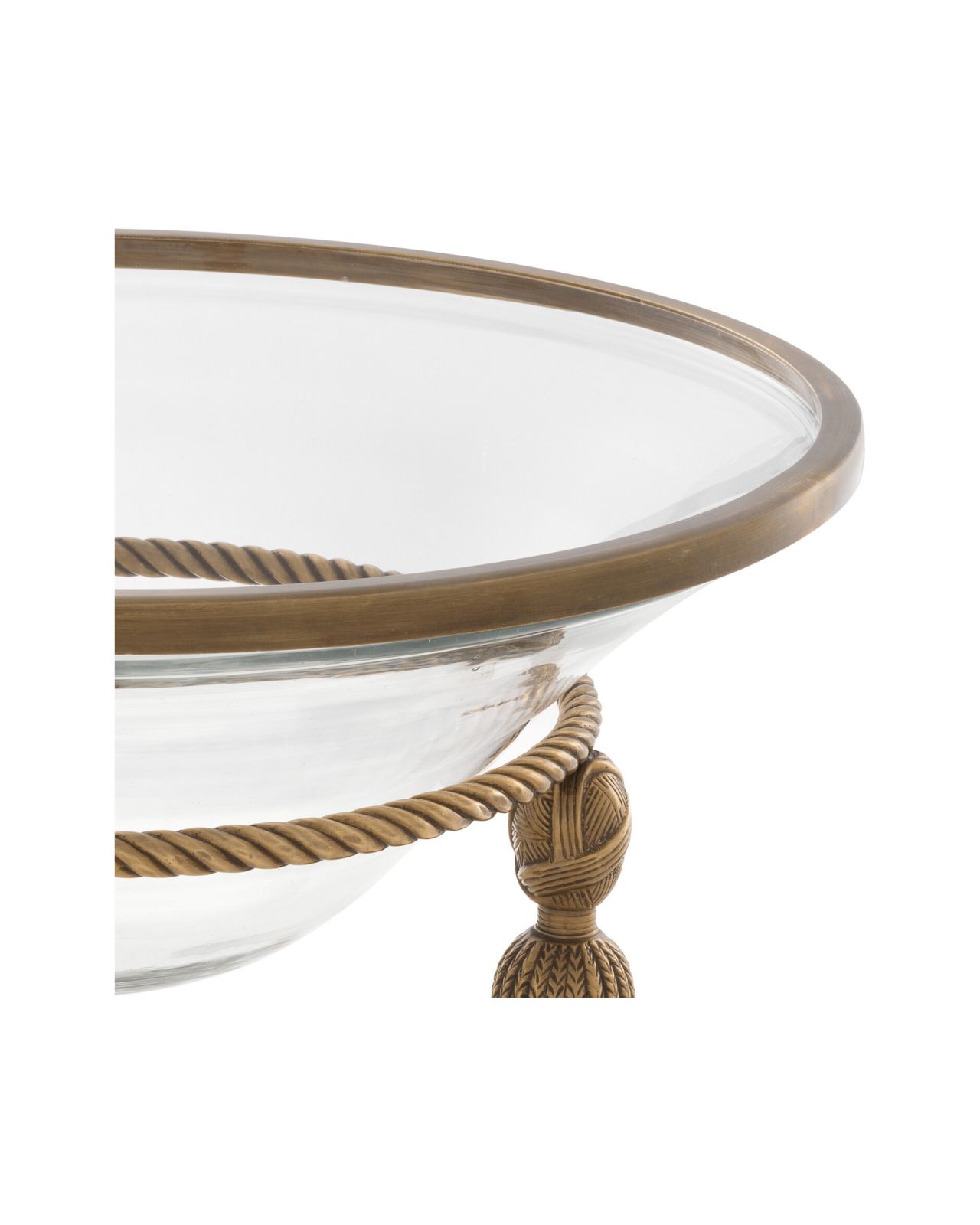 Tassel skål vintage brass
