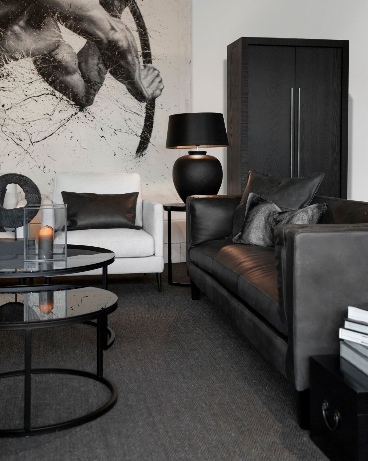 Buffalo-tyynynpäällinen, antrasiitti OUTLET