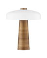 Lush brass table lamp