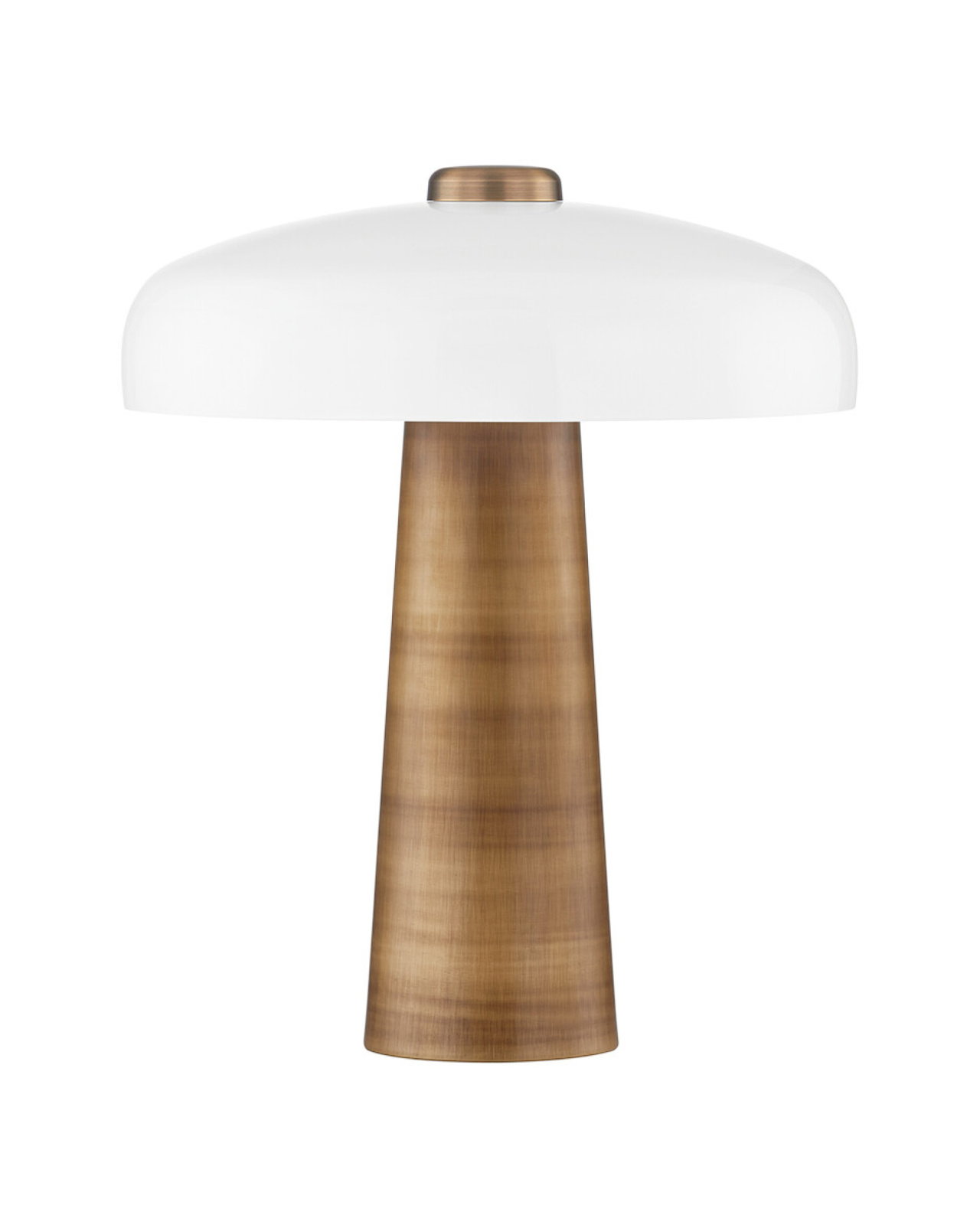 Lush brass table lamp
