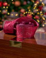 Mabel Ribbon Burgundy 9m