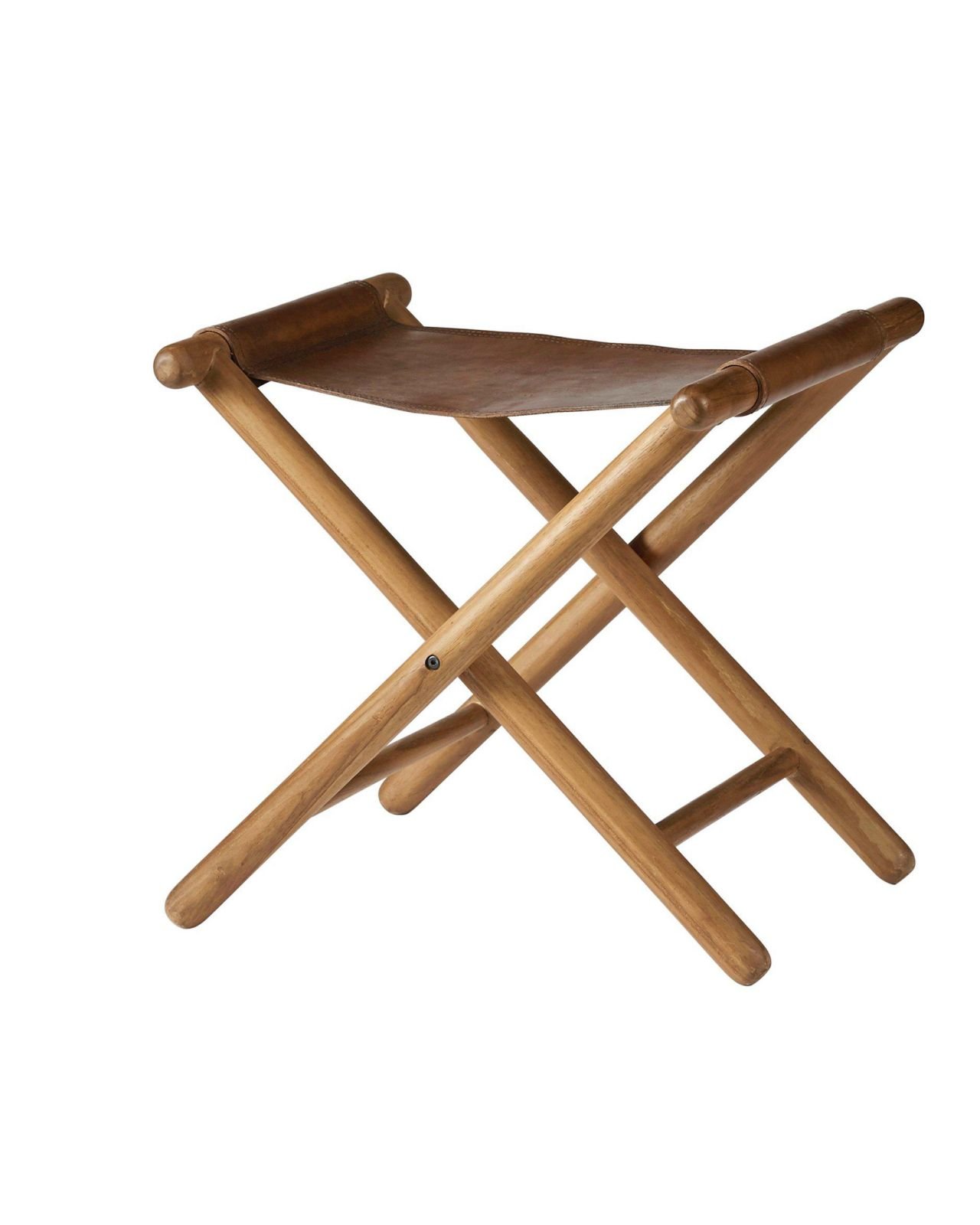 Faro folding stool brown