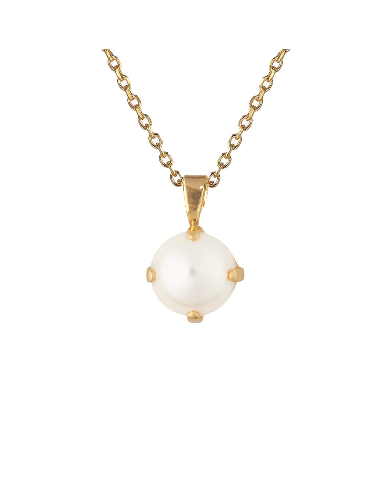 Classic Petite halsketting pearl