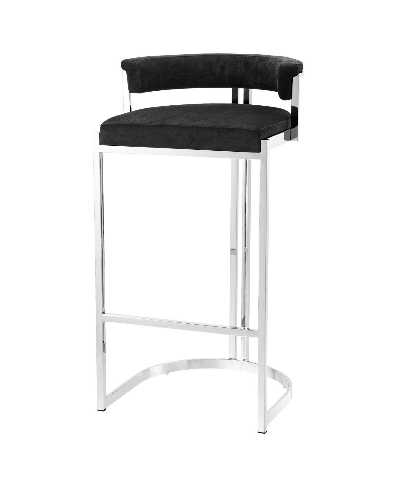 Dante Bar Stool Black Velvet