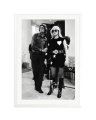 Sylvie Vartan at Yves Saint Laurent White / XXL