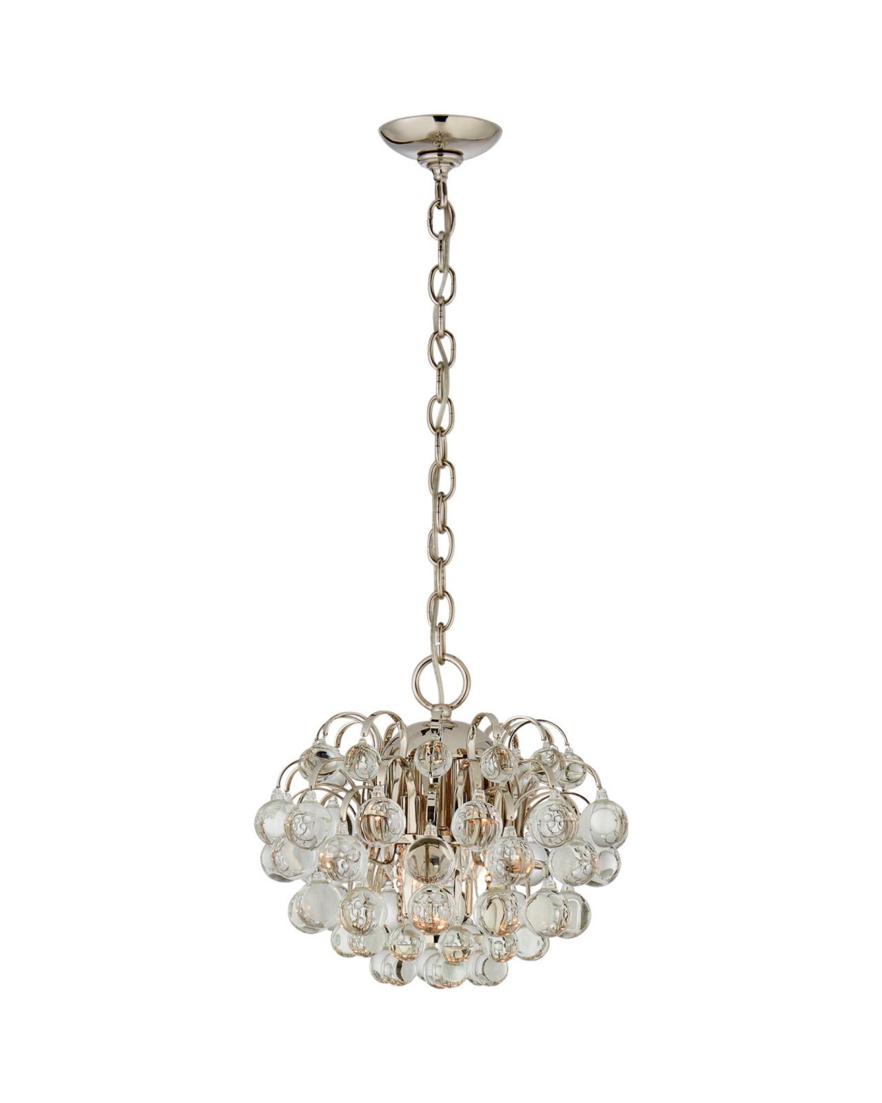 Bellvale Small Chandelier Polished Nickel