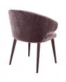 Cardinale dining chair velvet roche taupe