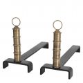 Vauxbons andiron messing 2-pak