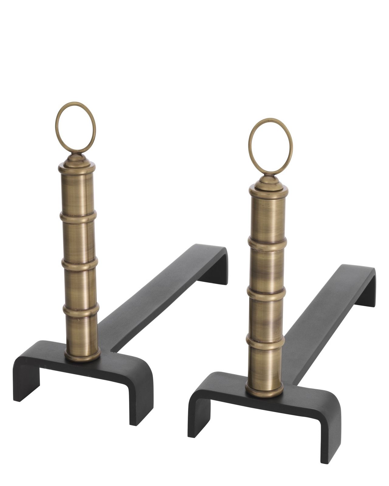 Vauxbons andiron messing 2-pak