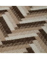 Del Vale bänk chevron brown