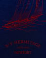 Hermitage Beach Towel Blue/Red