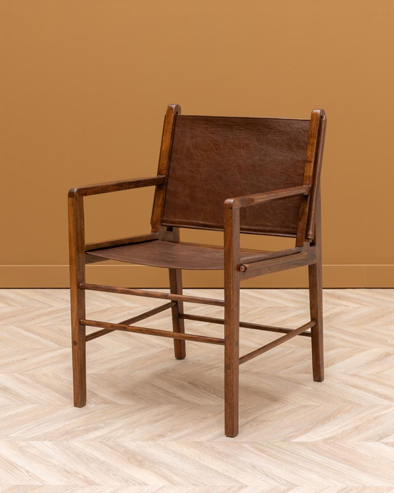 Arius armchair, brown