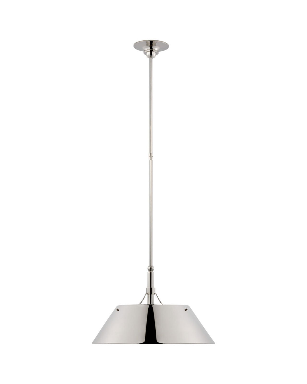 Turlington Pendant Polished Nickel Large